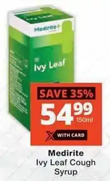 Checkers Hyper Medirite Ivy Leaf Cough Syrup offer