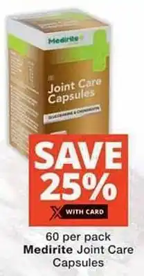 Checkers Hyper Medirite Joint Care Capsules offer