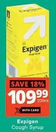 Checkers Hyper Expigen Cough Syrup offer
