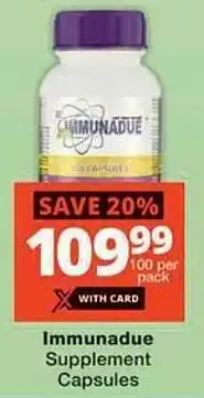 Immunadue Supplement Capsules