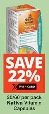 Checkers Hyper Nativa Vitamin Capsules offer