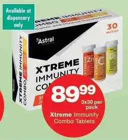 Checkers Hyper Xtreme Immunity Combo Tablets offer