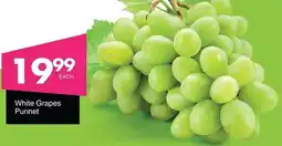 Save Hyper White Grapes Punnet offer