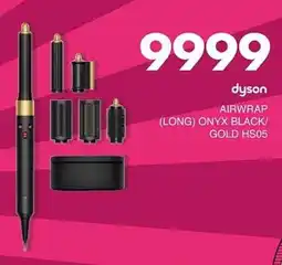 Save Hyper Dyson Airwrap (Long) Onyx Black/ Gold HS05 offer