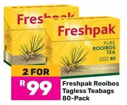 Game Freshpak Rooibos Tagless Teabags offer