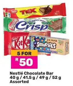 Game Nestlé Chocolate Bar Assorted offer