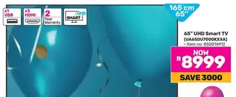 Game SAMSUNG 65" UHD Smart TV offer