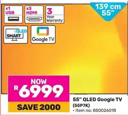 Game TCL 55" QLED Google TV offer