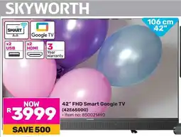 Game SKYWORTH 42" FHD Smart Google TV offer