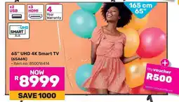 Game Hisense 65" UHD 4K Smart TV offer