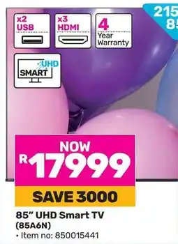 Game Hisense 85" UHD Smart TV offer