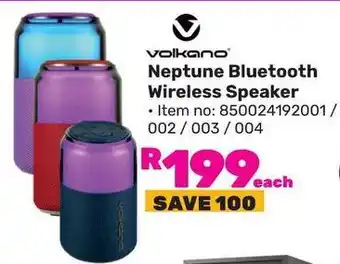 Game Volkano Neptune Bluetooth Wireless Speaker offer