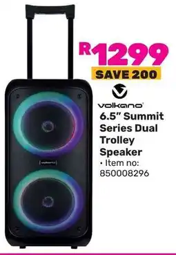 Game Volkano 6.5" Summit Series Dual Trolley Speaker offer