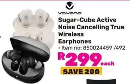 Game Volkano Sugar-Cube Active Noise Cancelling True Wireless Earphones offer