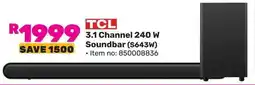 Game TCL 3.1 Channel 240 W Soundbar offer