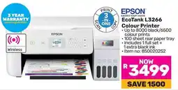 Game EPSON EcoTank L3266 Colour Printer offer