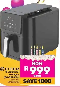 Game EIGER Slimline Air Fryer offer