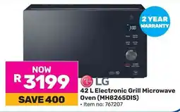 Game LG Electronic Grill Microwave Oven offer