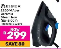 Game EIGER 2200 W Ader Ceramic Steam Iron offer