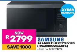 Game SAMSUNG Solo Microwave Oven offer