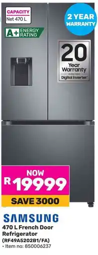 Game SAMSUNG French Door Refrigerator offer