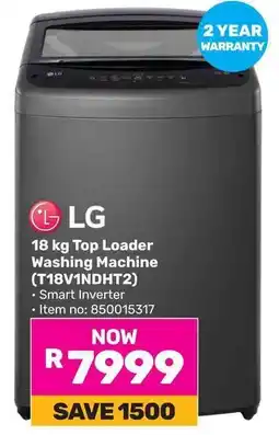 Game LG Top Loader Washing Machine offer