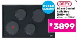 Game DEFY Gemini Solid Hob offer