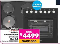Game Univa 4-Plate Undercounter Hob Set offer