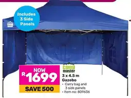 Game Camp Master Gazebo offer