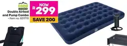 Game Camp Master Double Airbed and Pump Combo offer