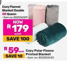 Game Cozy Flannel Blanket Double offer