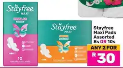 Game Stayfree Maxi Pads Assorted offer