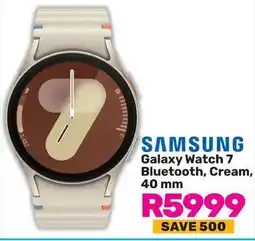 Game SAMSUNG Galaxy Watch 7 Bluetooth, Cream offer