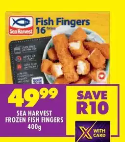 Shoprite SEA HARVEST FROZEN FISH FINGERS 400g offer