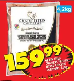 Shoprite GRAIN FIELD CHICKENS FROZEN MIXED CHICKEN PORTIONS 4,2kg offer