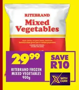 Shoprite RITEBRAND FROZEN MIXED VEGETABLES offer