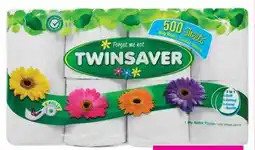 Game Twinsaver 1 Ply Toilet Tissue 500 Sheets offer