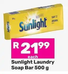 Game Sunlight Laundry Soap Bar offer