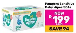 Game Pampers Sensitive Baby Wipes offer