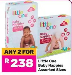 Game Little One Baby Nappies Assorted Sizes offer