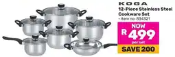Game KOGA Stainless Steel Cookware Set offer
