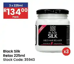 Africa Cash and Carry Black Silk Relax offer