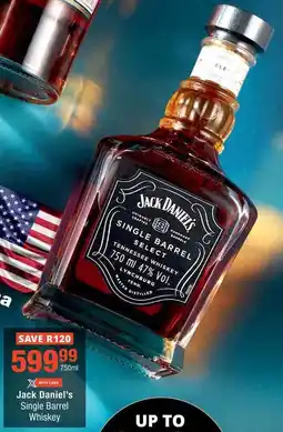 Jack Daniel's Single Barrel Whiskey