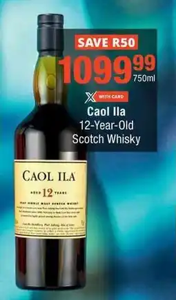 Checkers Caol Ila 12-Year-Old Scotch Whisky offer