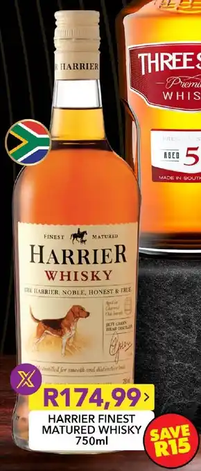 Shoprite Liquor Harrier finest matured whisky offer