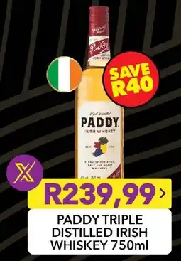 Shoprite Liquor Paddy triple distilled irish whiskey offer