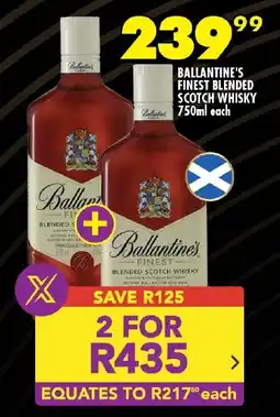 Shoprite Liquor Ballantine's finest blended scotch whisky offer