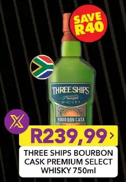 Shoprite Liquor Three ships bourbon cask premium select whisky offer