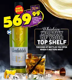 Shoprite Liquor Glenfiddich 12-year-old single malt scotch whisky offer
