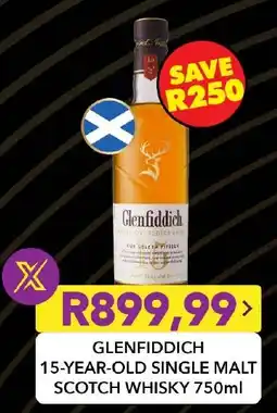 Shoprite Liquor Glenfiddich 15-year-old single malt scotch whisky offer